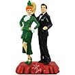 I Love Lucy Sally Sweet and Cuban Pete Mini Statue Sculpture